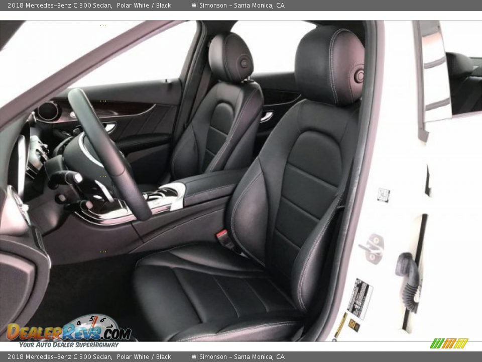 2018 Mercedes-Benz C 300 Sedan Polar White / Black Photo #14