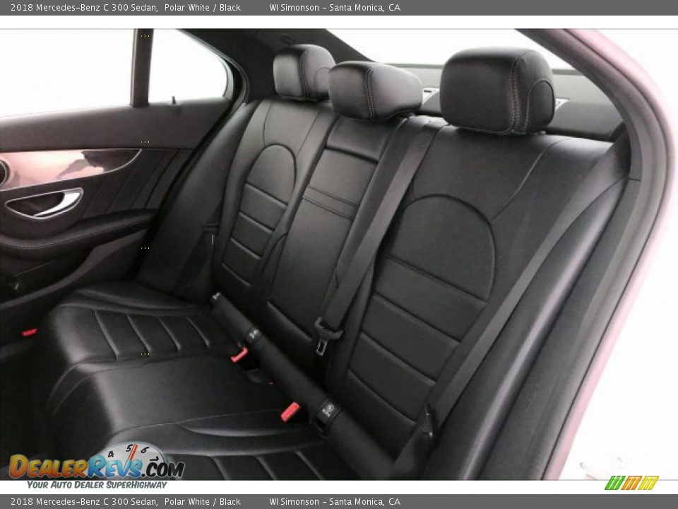 2018 Mercedes-Benz C 300 Sedan Polar White / Black Photo #15