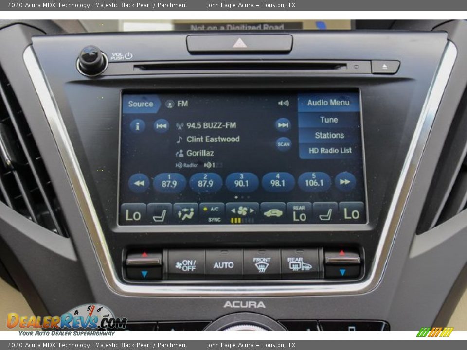 2020 Acura MDX Technology Majestic Black Pearl / Parchment Photo #31