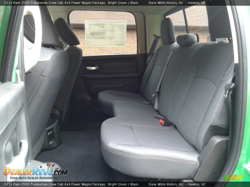 Rear Seat of 2019 Ram 2500 Tradesman Crew Cab 4x4 Power Wagon Package Photo #11