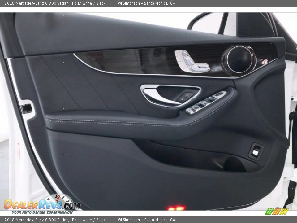 2018 Mercedes-Benz C 300 Sedan Polar White / Black Photo #25
