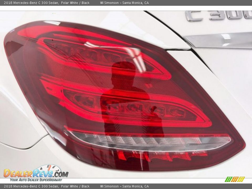 2018 Mercedes-Benz C 300 Sedan Polar White / Black Photo #26