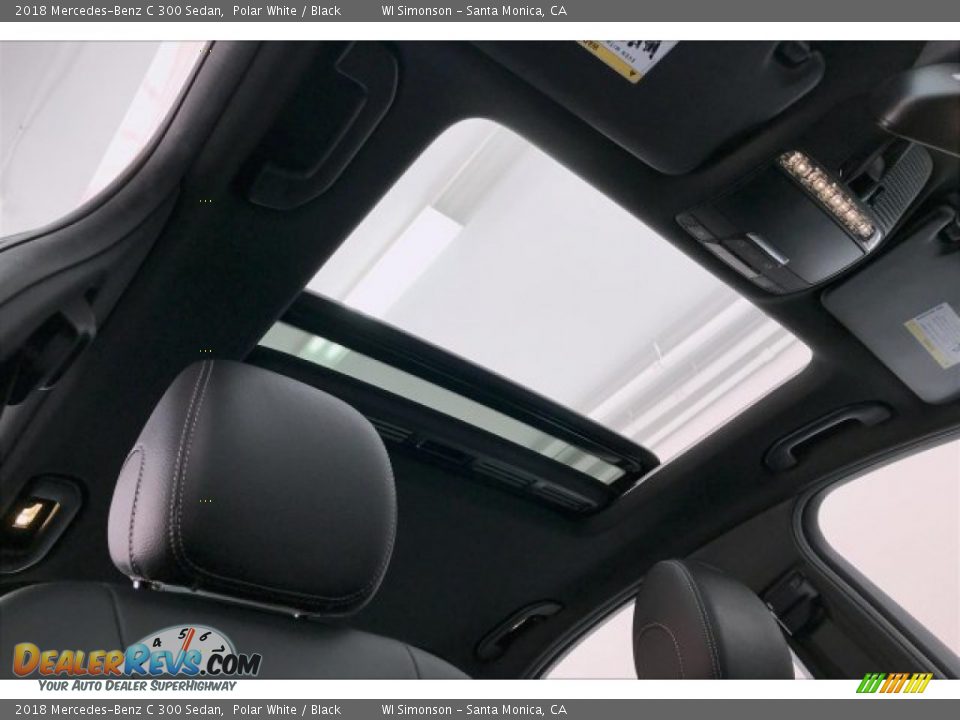 2018 Mercedes-Benz C 300 Sedan Polar White / Black Photo #29