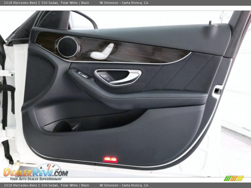 2018 Mercedes-Benz C 300 Sedan Polar White / Black Photo #30