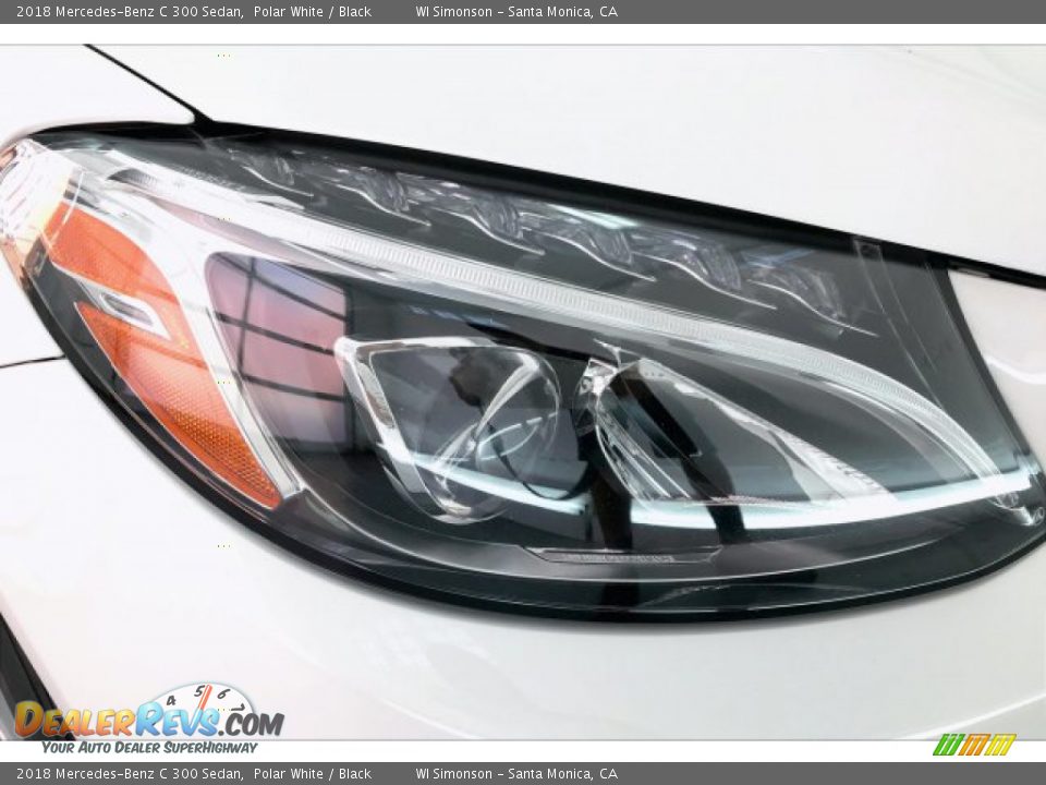 2018 Mercedes-Benz C 300 Sedan Polar White / Black Photo #32