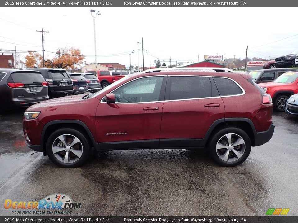 2019 Jeep Cherokee Limited 4x4 Velvet Red Pearl / Black Photo #2