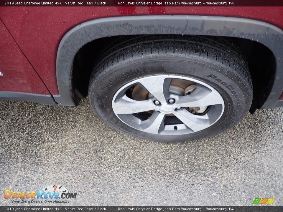 2019 Jeep Cherokee Limited 4x4 Velvet Red Pearl / Black Photo #9