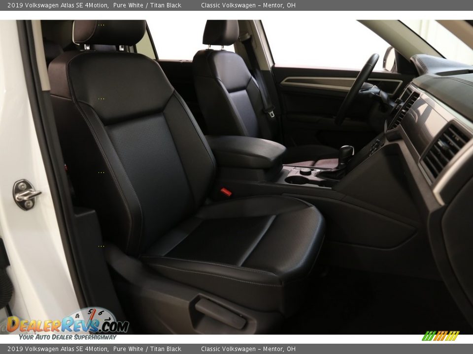 2019 Volkswagen Atlas SE 4Motion Pure White / Titan Black Photo #14