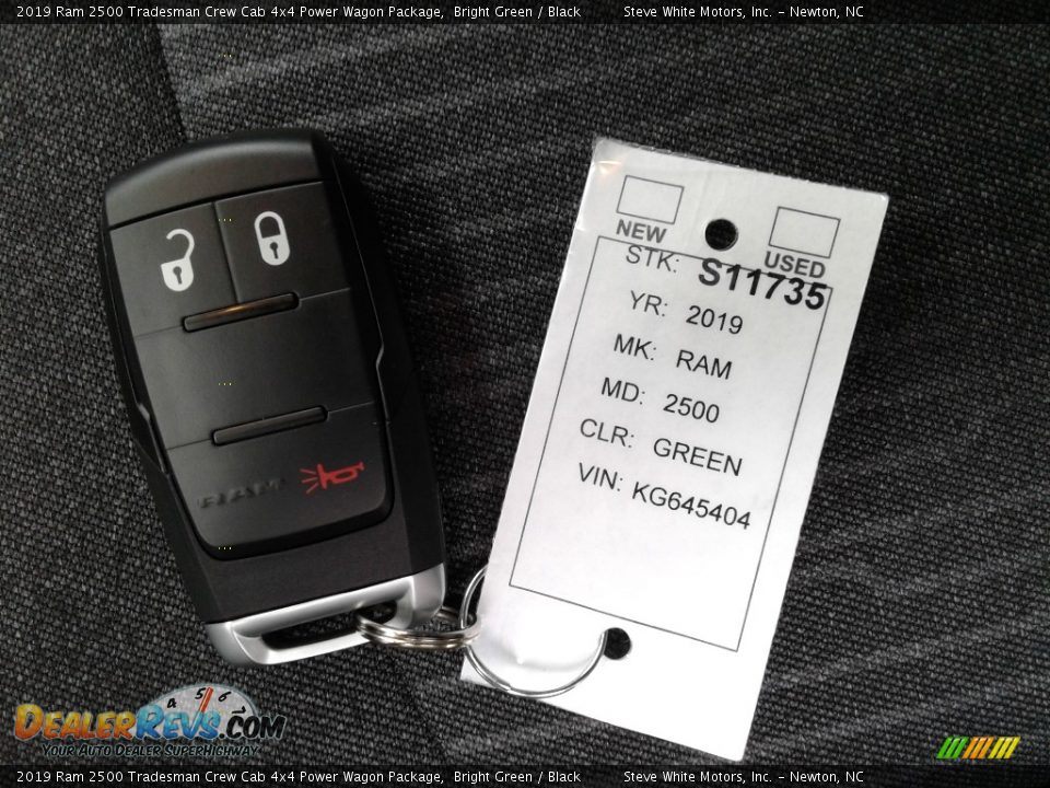 2019 Ram 2500 Tradesman Crew Cab 4x4 Power Wagon Package Bright Green / Black Photo #28