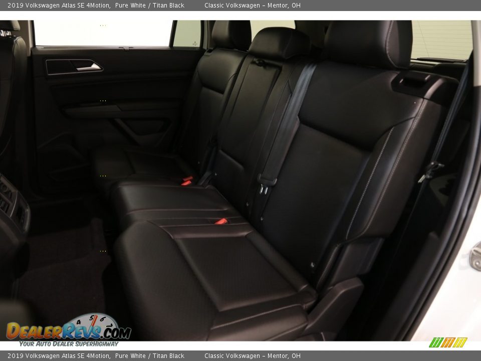 2019 Volkswagen Atlas SE 4Motion Pure White / Titan Black Photo #18