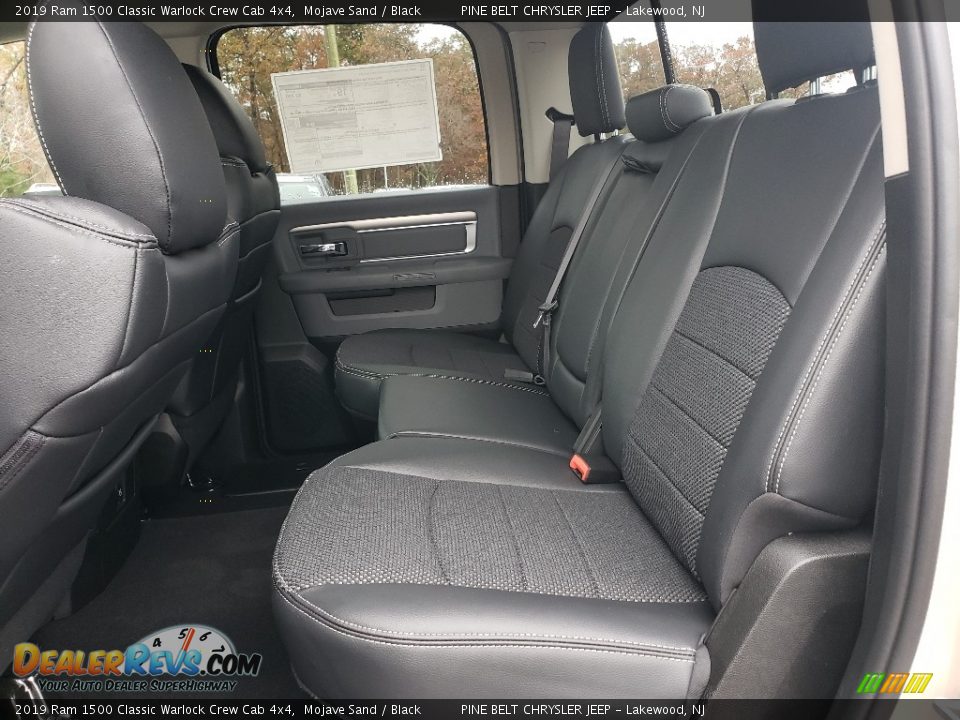 Rear Seat of 2019 Ram 1500 Classic Warlock Crew Cab 4x4 Photo #4