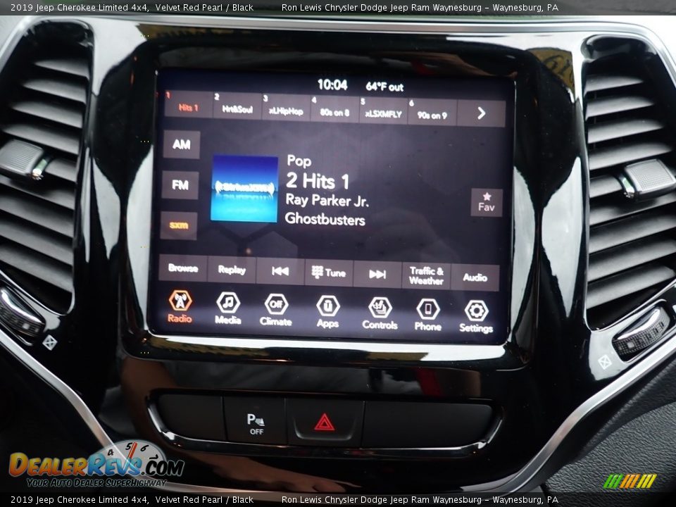 2019 Jeep Cherokee Limited 4x4 Velvet Red Pearl / Black Photo #16