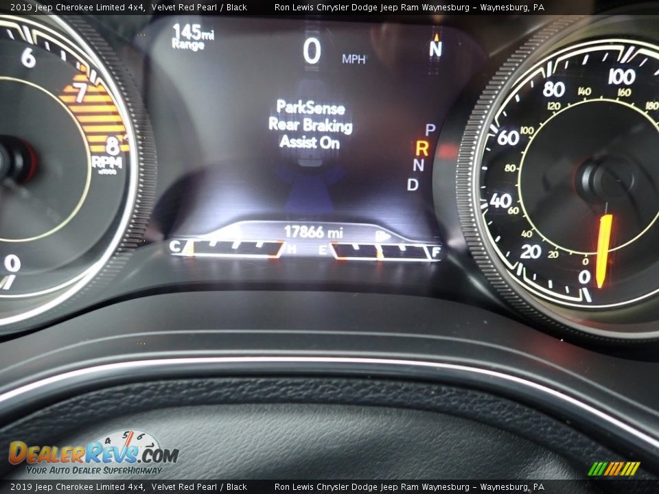 2019 Jeep Cherokee Limited 4x4 Velvet Red Pearl / Black Photo #18