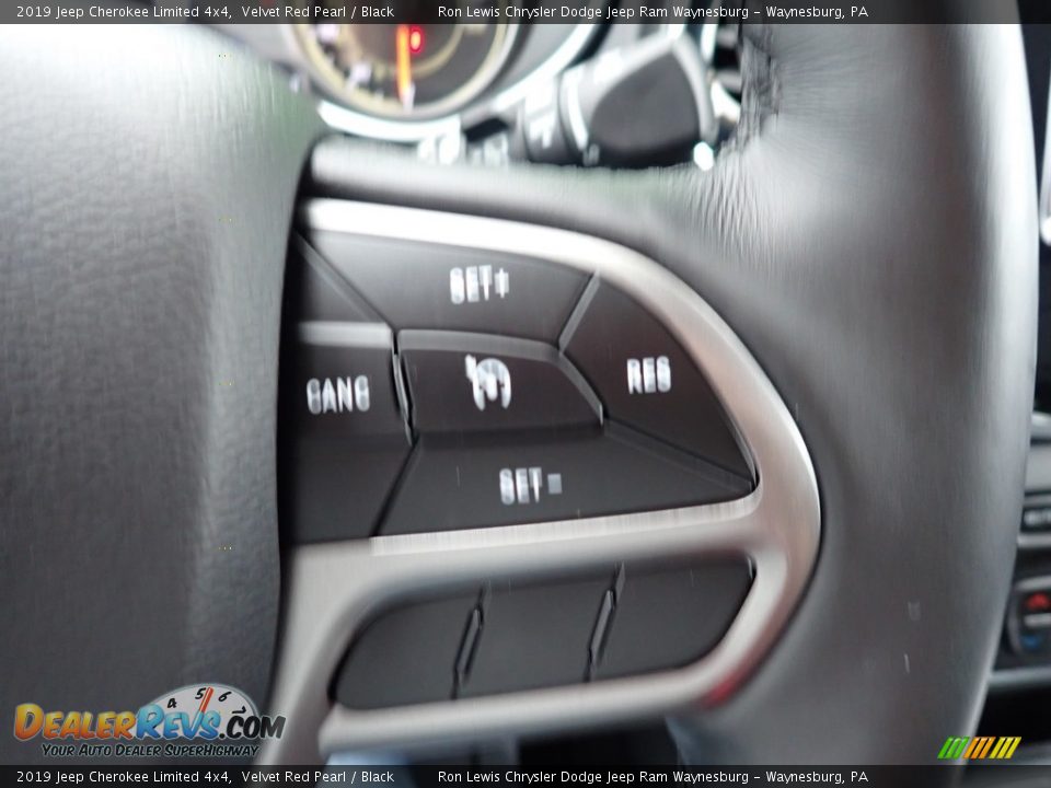 2019 Jeep Cherokee Limited 4x4 Velvet Red Pearl / Black Photo #19