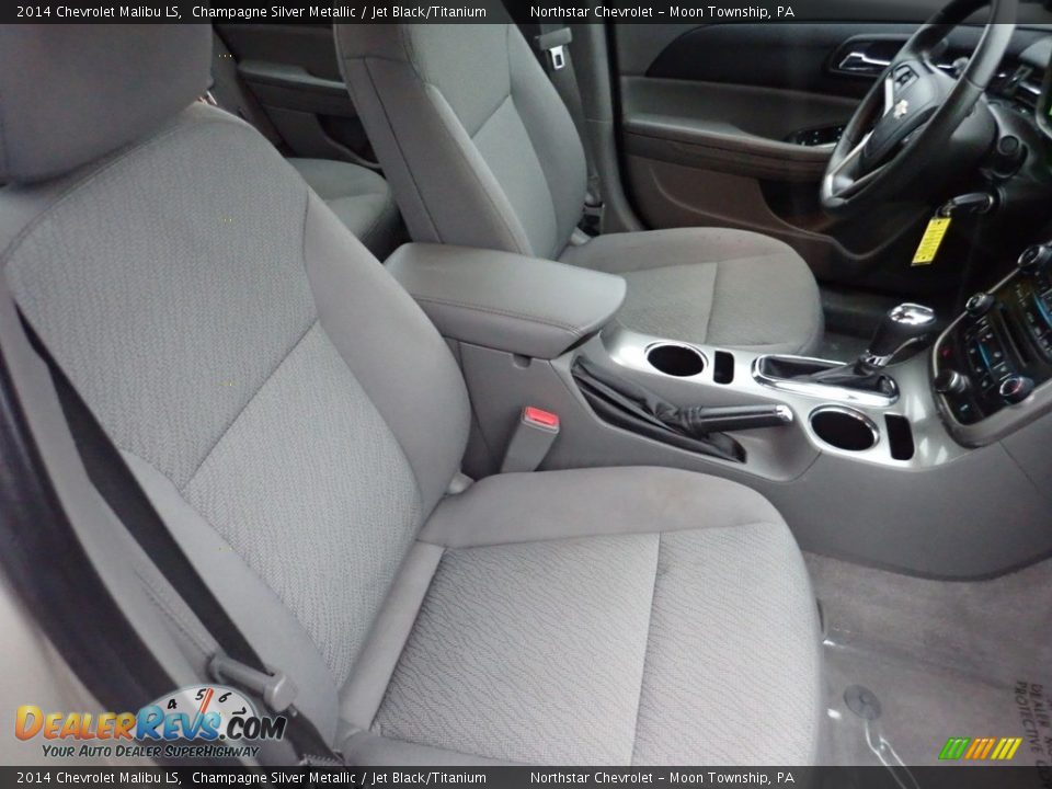2014 Chevrolet Malibu LS Champagne Silver Metallic / Jet Black/Titanium Photo #15