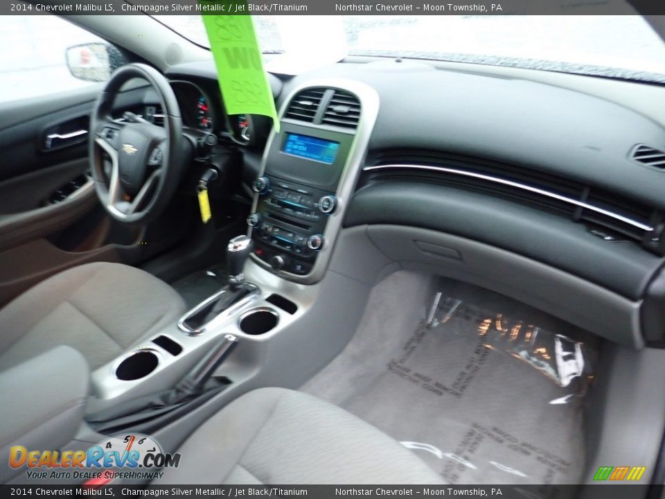 2014 Chevrolet Malibu LS Champagne Silver Metallic / Jet Black/Titanium Photo #16