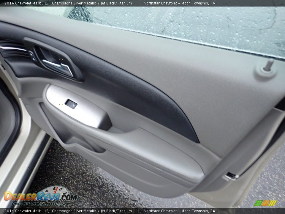 2014 Chevrolet Malibu LS Champagne Silver Metallic / Jet Black/Titanium Photo #17