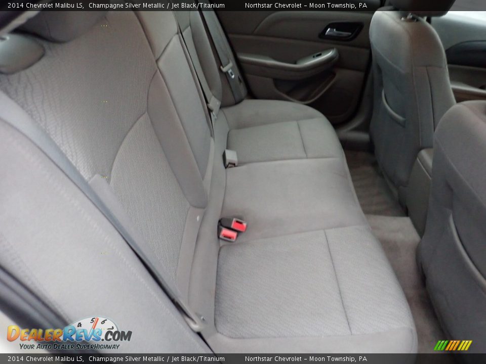 2014 Chevrolet Malibu LS Champagne Silver Metallic / Jet Black/Titanium Photo #18