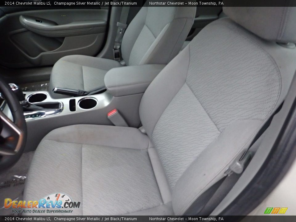 2014 Chevrolet Malibu LS Champagne Silver Metallic / Jet Black/Titanium Photo #20