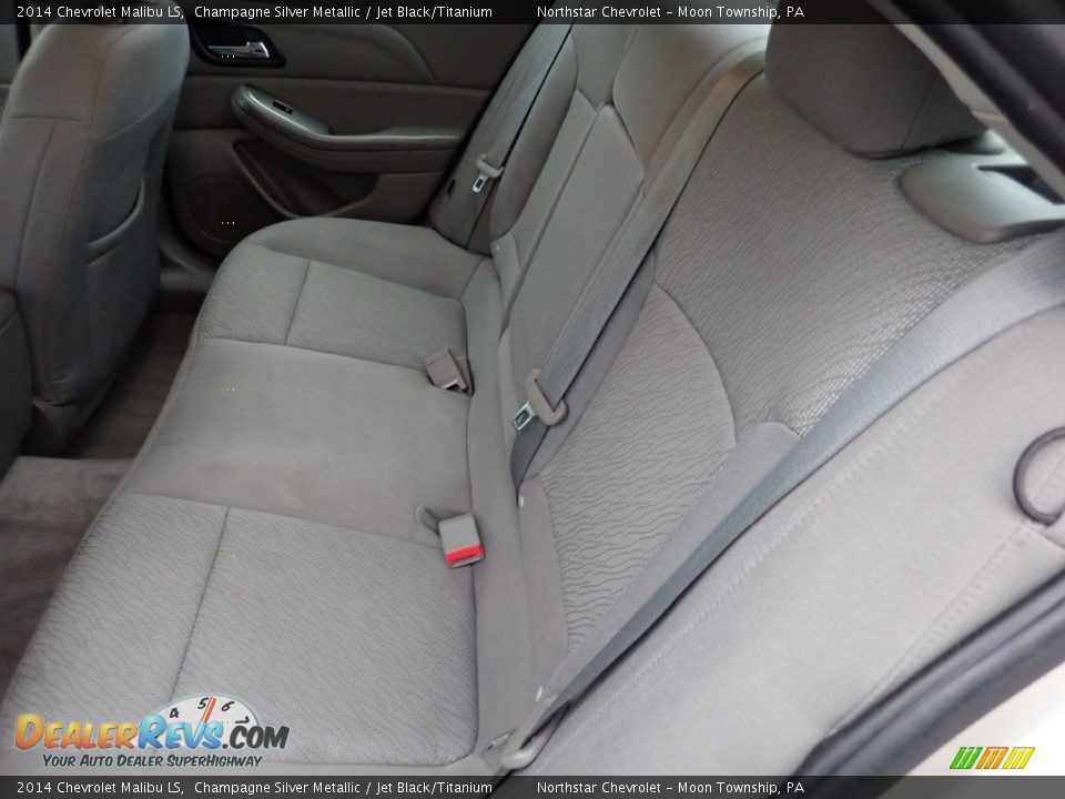 2014 Chevrolet Malibu LS Champagne Silver Metallic / Jet Black/Titanium Photo #21