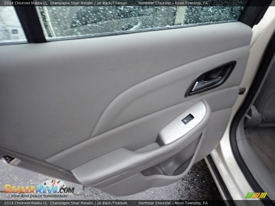 2014 Chevrolet Malibu LS Champagne Silver Metallic / Jet Black/Titanium Photo #23