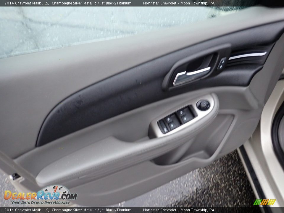 2014 Chevrolet Malibu LS Champagne Silver Metallic / Jet Black/Titanium Photo #24