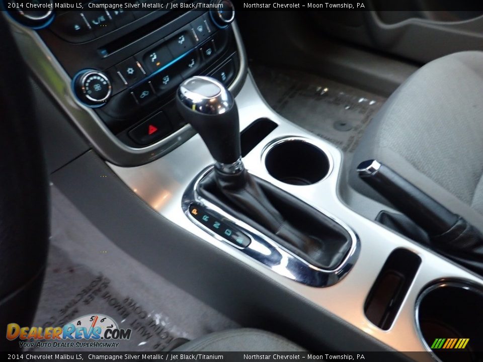 2014 Chevrolet Malibu LS Champagne Silver Metallic / Jet Black/Titanium Photo #25
