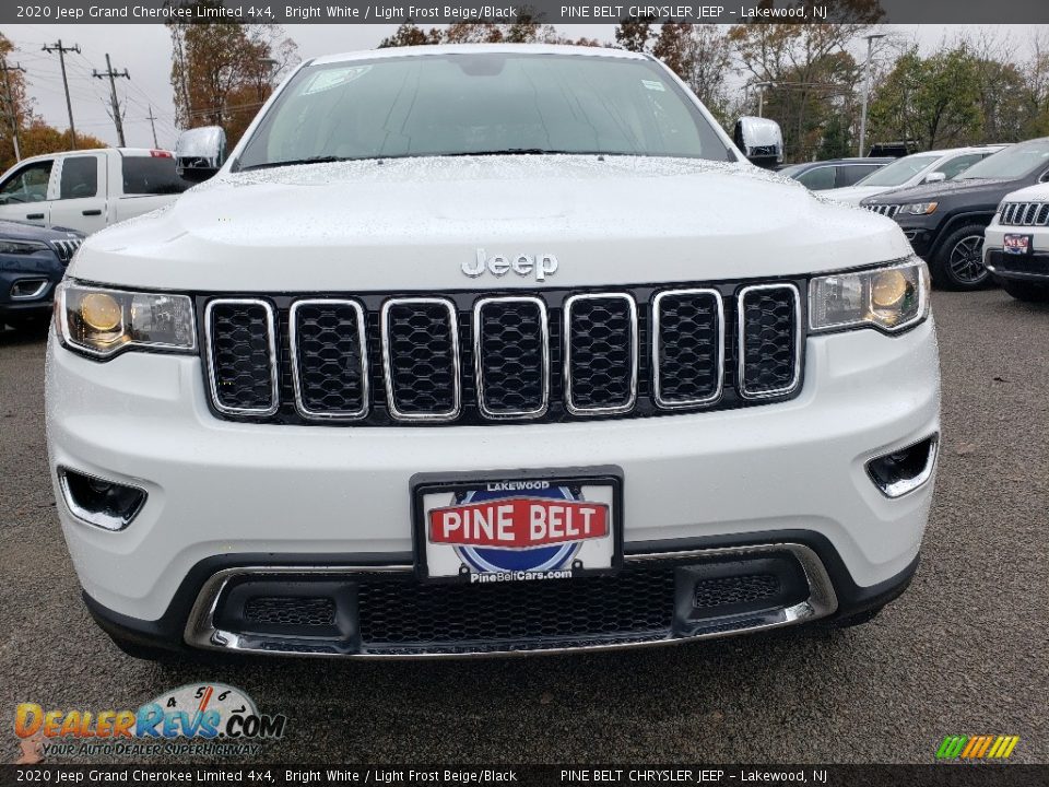 2020 Jeep Grand Cherokee Limited 4x4 Bright White / Light Frost Beige/Black Photo #2