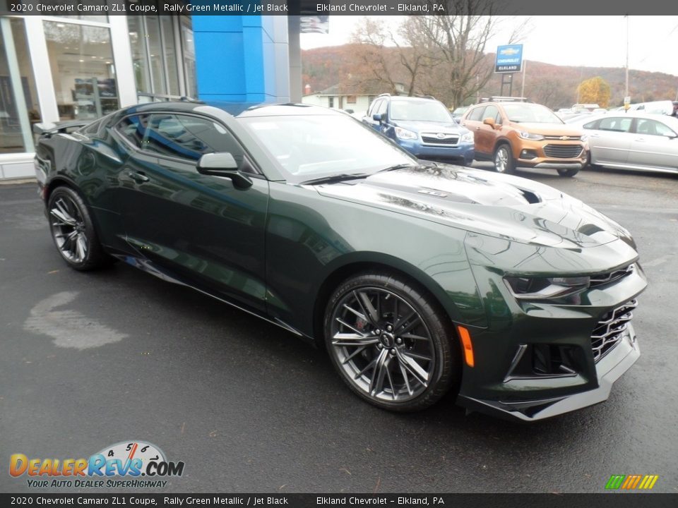 2020 Chevrolet Camaro ZL1 Coupe Rally Green Metallic / Jet Black Photo #7