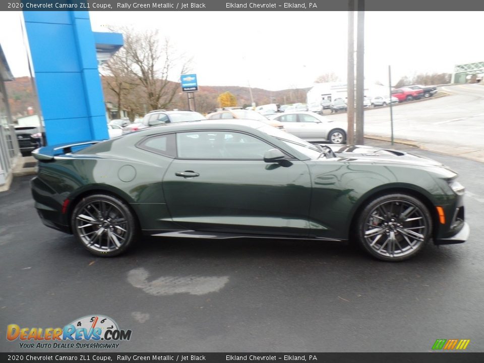 2020 Chevrolet Camaro ZL1 Coupe Rally Green Metallic / Jet Black Photo #8