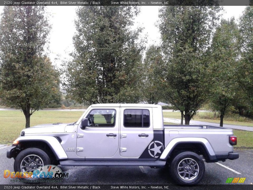 2020 Jeep Gladiator Overland 4x4 Billet Silver Metallic / Black Photo #1