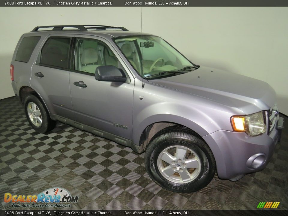 2008 Ford Escape XLT V6 Tungsten Grey Metallic / Charcoal Photo #2