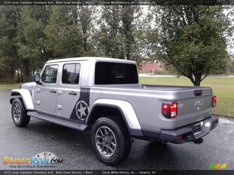 2020 Jeep Gladiator Overland 4x4 Billet Silver Metallic / Black Photo #8