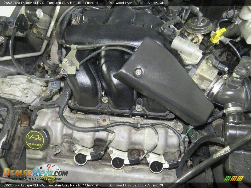 2008 Ford Escape XLT V6 Tungsten Grey Metallic / Charcoal Photo #6