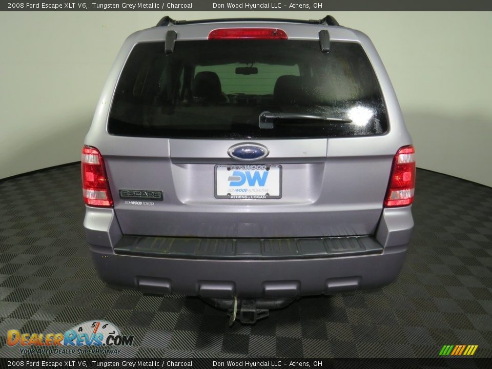 2008 Ford Escape XLT V6 Tungsten Grey Metallic / Charcoal Photo #11