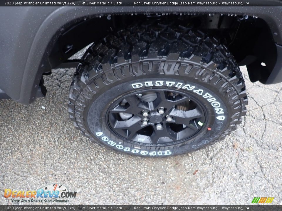 2020 Jeep Wrangler Unlimited Willys 4x4 Billet Silver Metallic / Black Photo #9