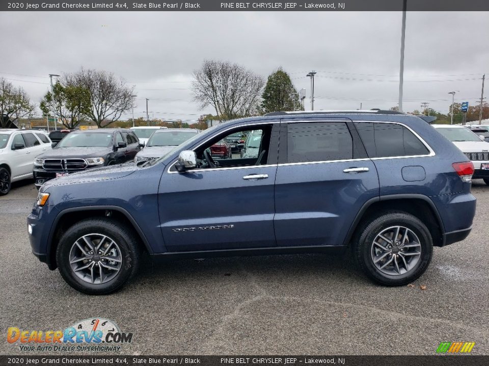 2020 Jeep Grand Cherokee Limited 4x4 Slate Blue Pearl / Black Photo #3