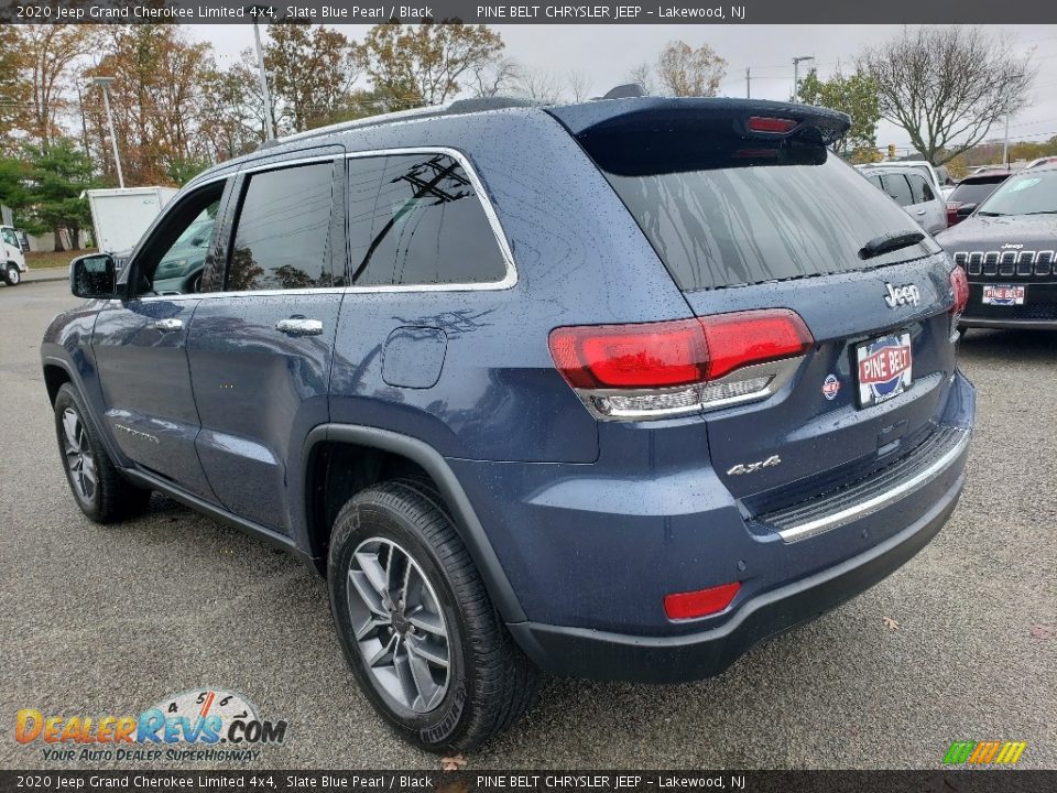 2020 Jeep Grand Cherokee Limited 4x4 Slate Blue Pearl / Black Photo #4
