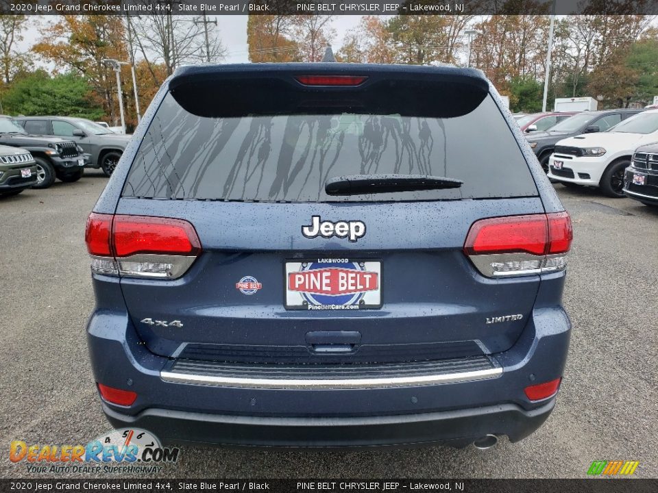 2020 Jeep Grand Cherokee Limited 4x4 Slate Blue Pearl / Black Photo #5