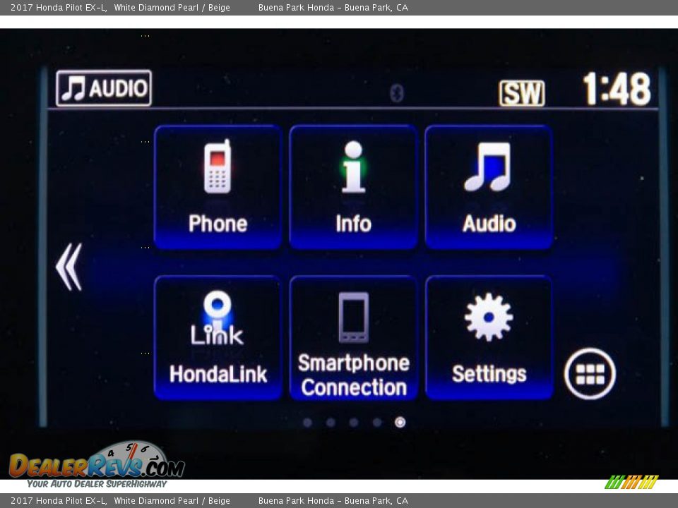 2017 Honda Pilot EX-L White Diamond Pearl / Beige Photo #26