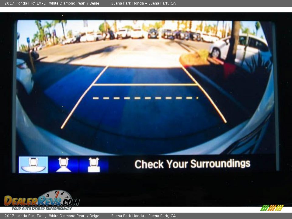 2017 Honda Pilot EX-L White Diamond Pearl / Beige Photo #27