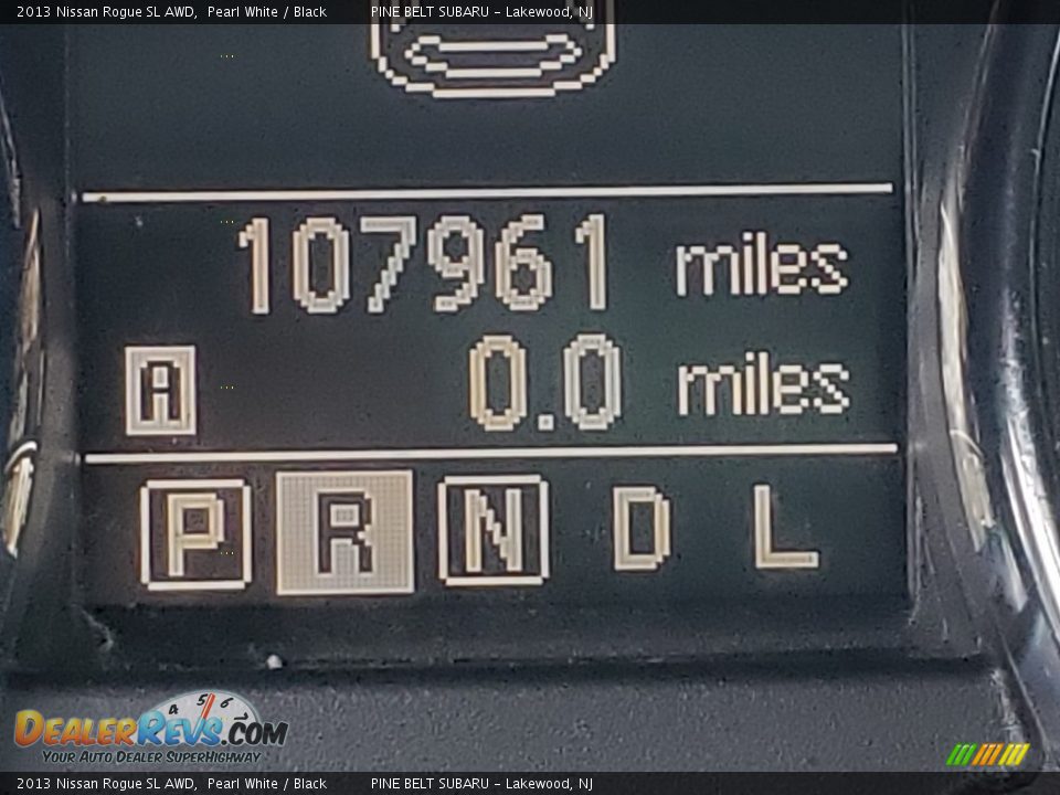 2013 Nissan Rogue SL AWD Pearl White / Black Photo #2