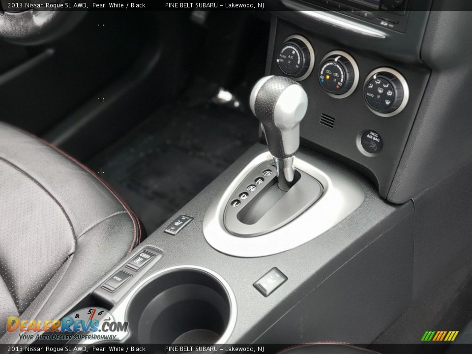 2013 Nissan Rogue SL AWD Pearl White / Black Photo #4