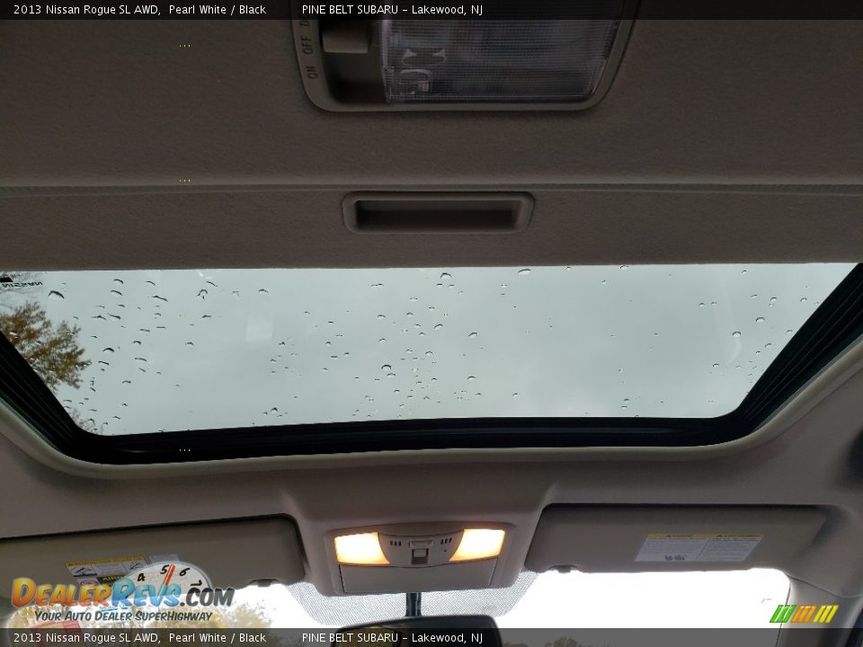 2013 Nissan Rogue SL AWD Pearl White / Black Photo #7