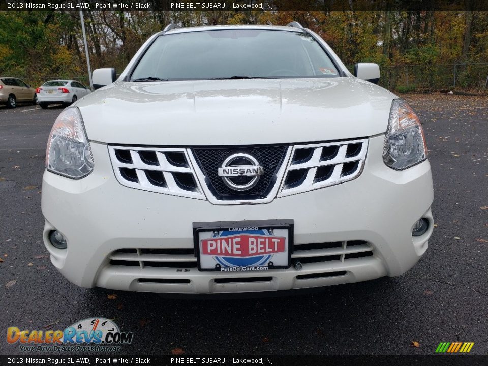 2013 Nissan Rogue SL AWD Pearl White / Black Photo #9