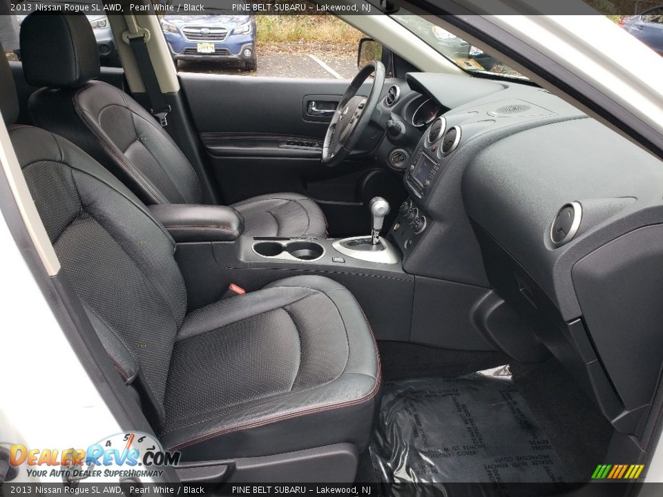 2013 Nissan Rogue SL AWD Pearl White / Black Photo #19