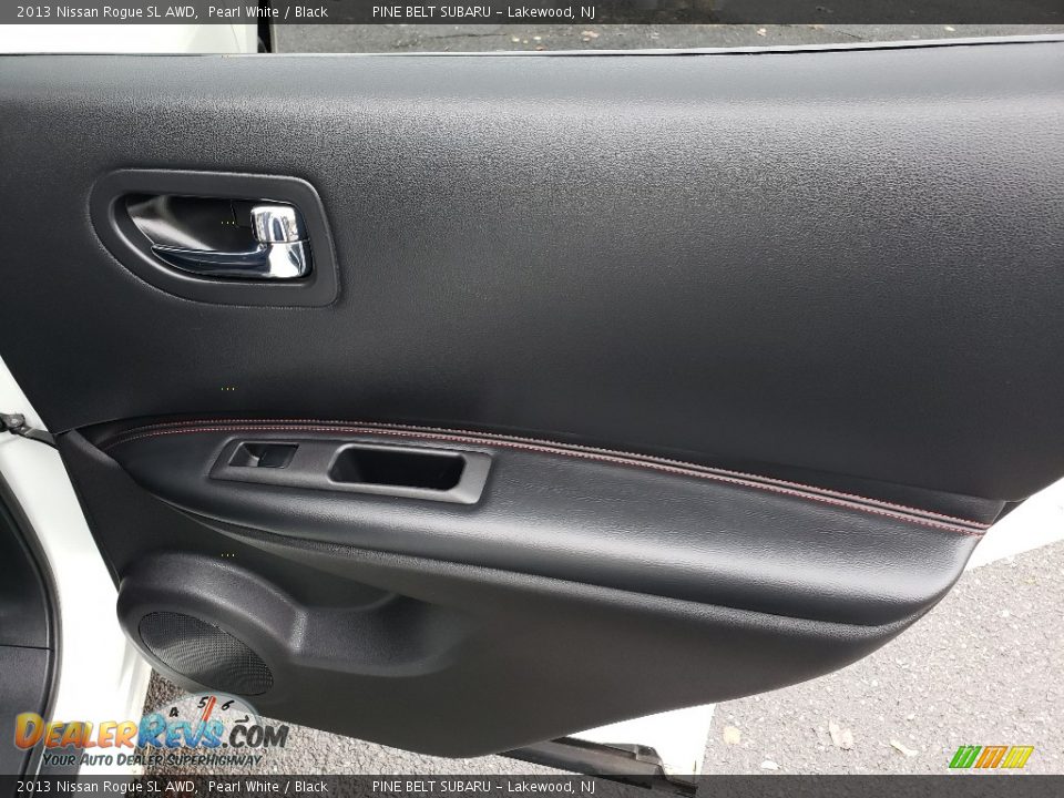 2013 Nissan Rogue SL AWD Pearl White / Black Photo #20