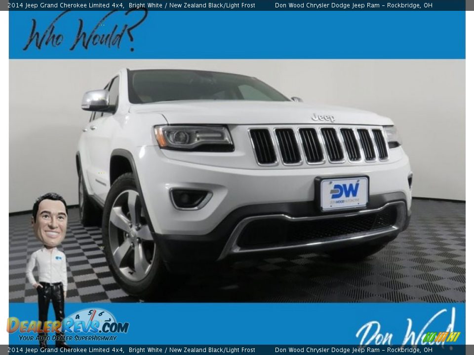 2014 Jeep Grand Cherokee Limited 4x4 Bright White / New Zealand Black/Light Frost Photo #1