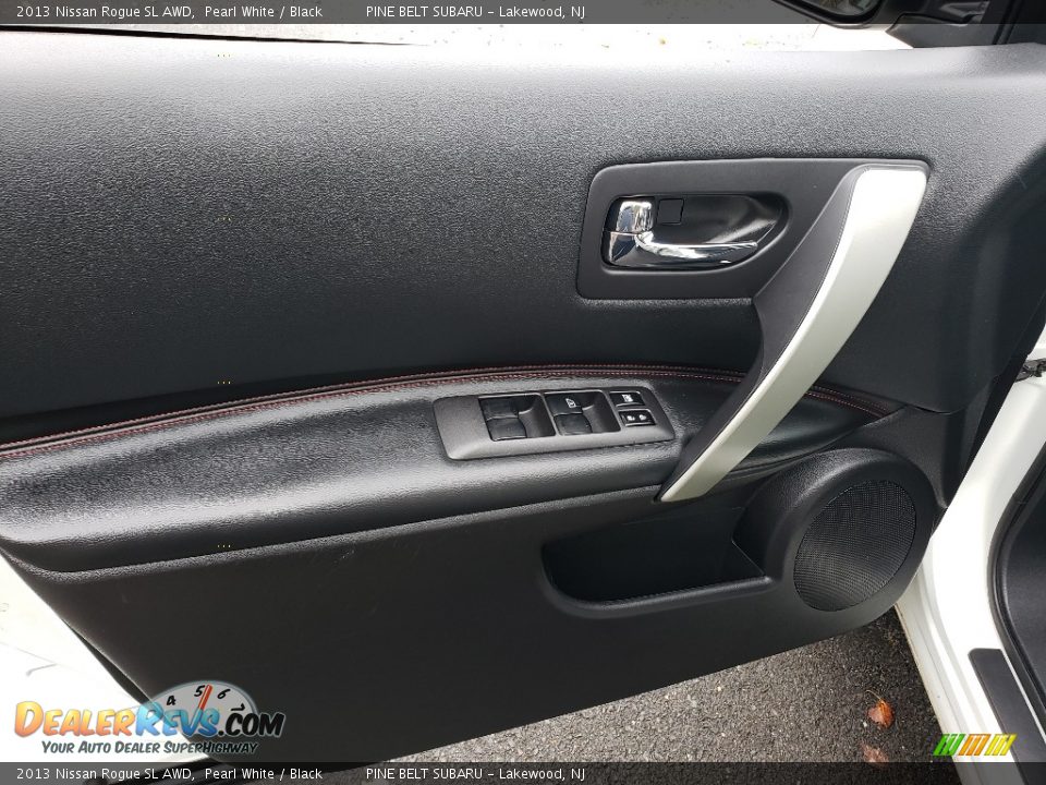 2013 Nissan Rogue SL AWD Pearl White / Black Photo #28