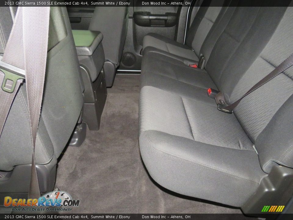 2013 GMC Sierra 1500 SLE Extended Cab 4x4 Summit White / Ebony Photo #19